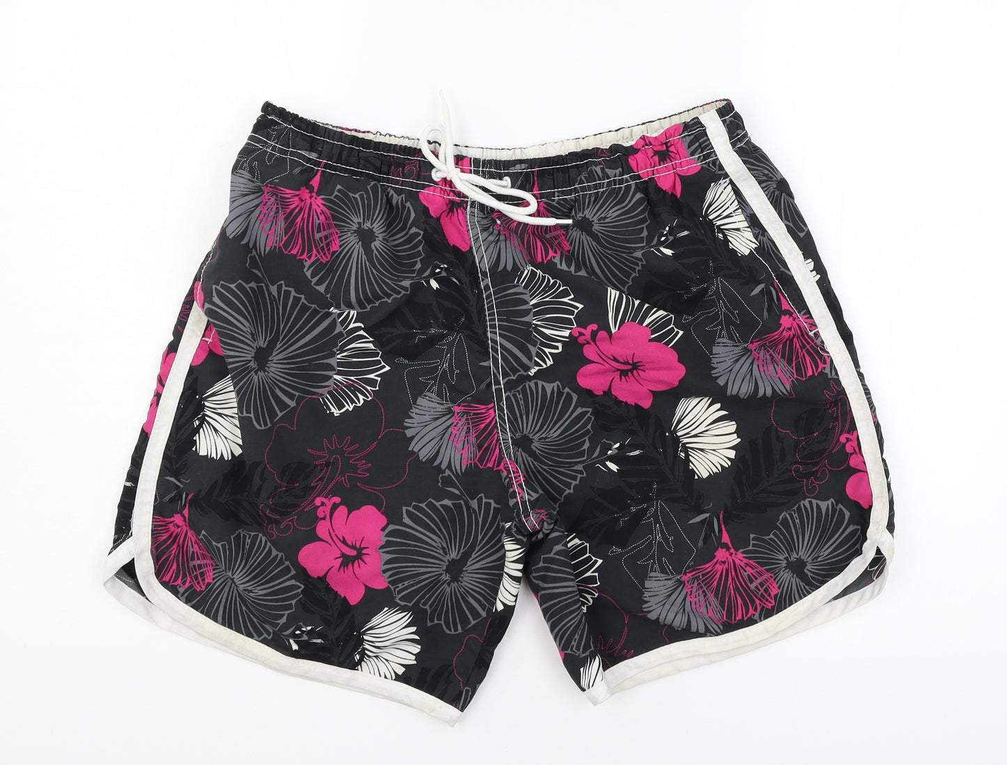 Cedar Wood State Mens Grey Floral  Sweat Shorts Size M