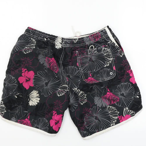 Cedar Wood State Mens Grey Floral  Sweat Shorts Size M