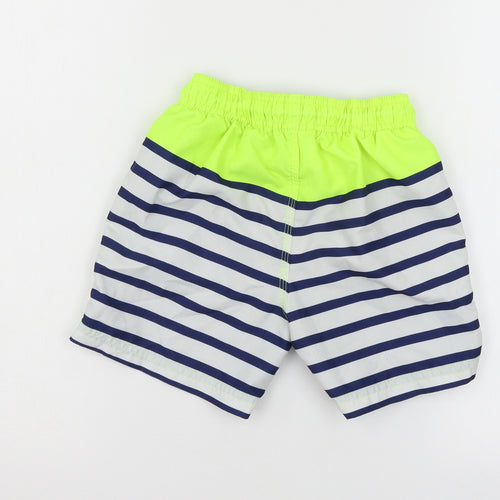 Matalan Boys Black Striped  Sweat Shorts Size 6-7 Years