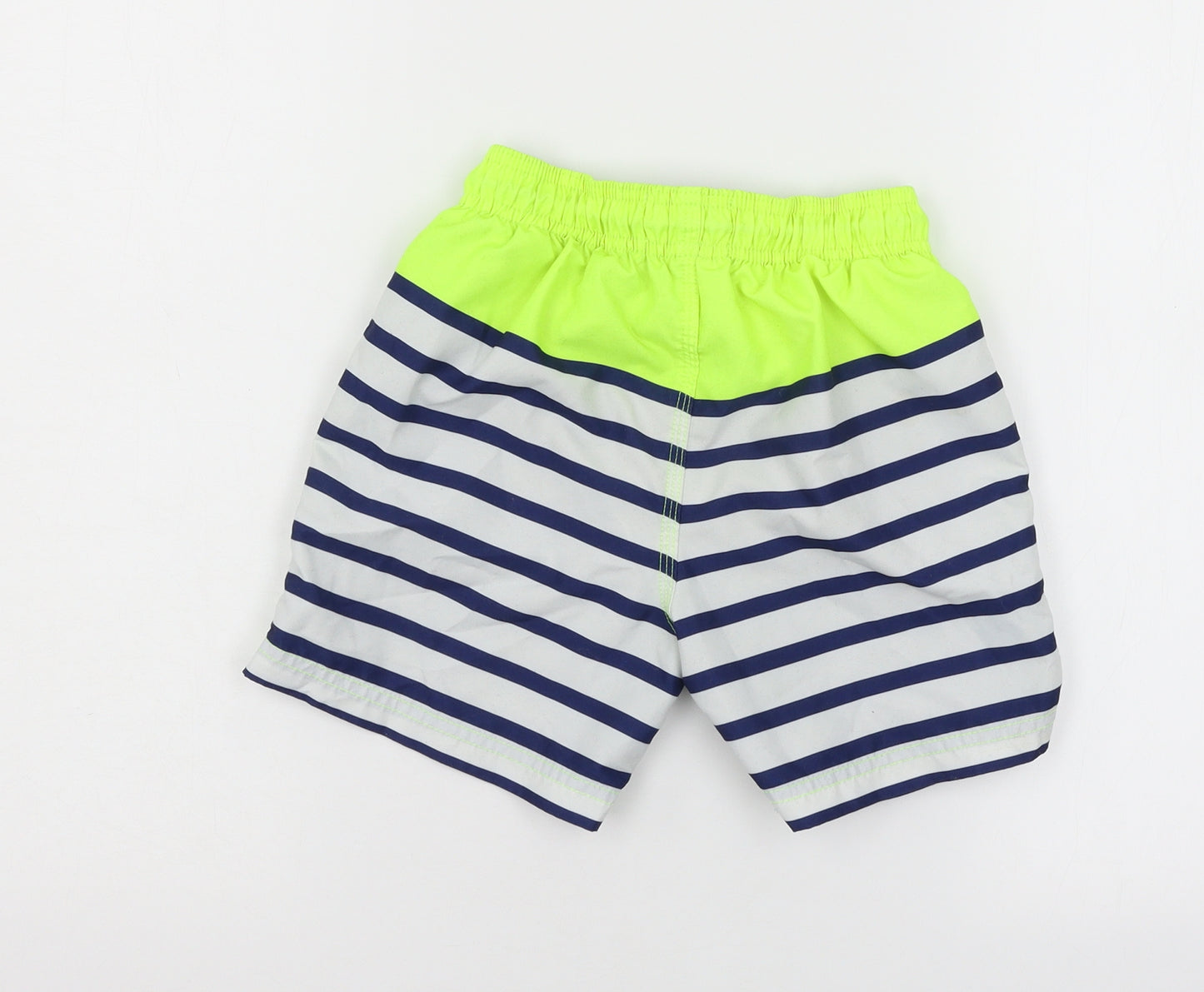 Matalan Boys Black Striped  Sweat Shorts Size 6-7 Years