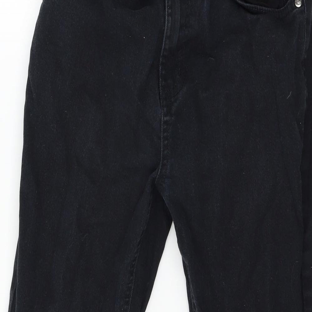 George Boys Black  Denim Straight Jeans Size 12-13 Years
