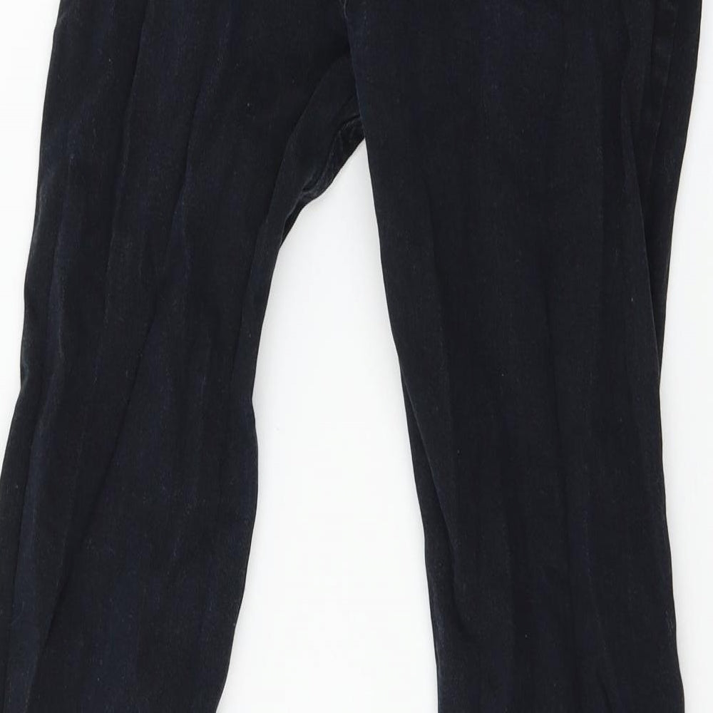George Boys Black  Denim Straight Jeans Size 12-13 Years