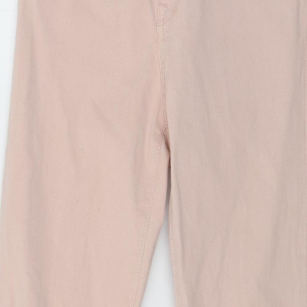 H&M Womens Pink  Denim Skinny Jeans Size 8 L29 in