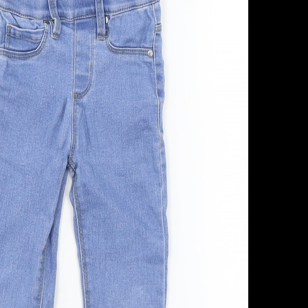 Denim & Co. Girls Blue  Denim Jegging Jeans Size 3-4 Years