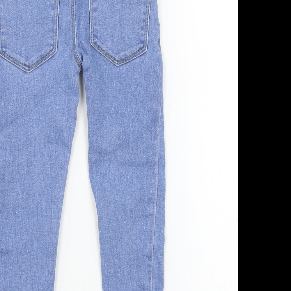 Denim & Co. Girls Blue  Denim Jegging Jeans Size 3-4 Years
