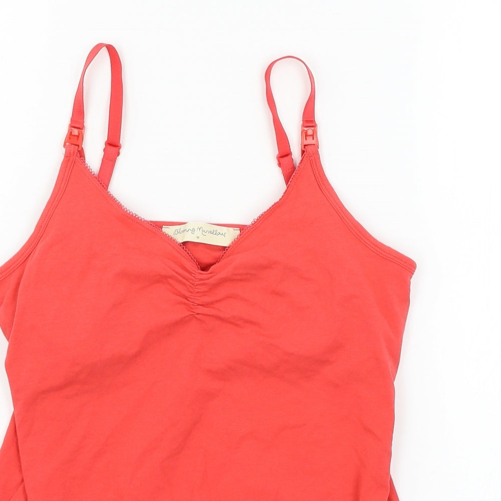 Blooming Marvellous Womens Red  Jersey Camisole Tank Size M