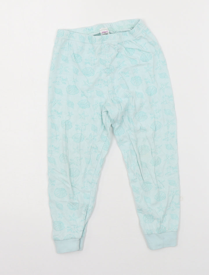 George Girls Black Geometric Jersey Capri Pyjama Pants Size 3-4 Years - Shells