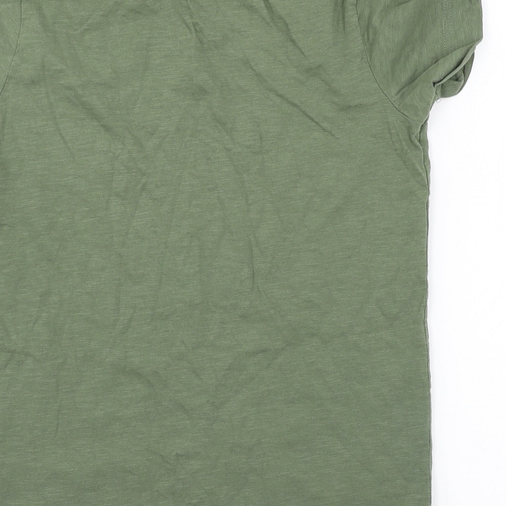Primark Boys Green  Jersey Basic T-Shirt Size 12-13 Years