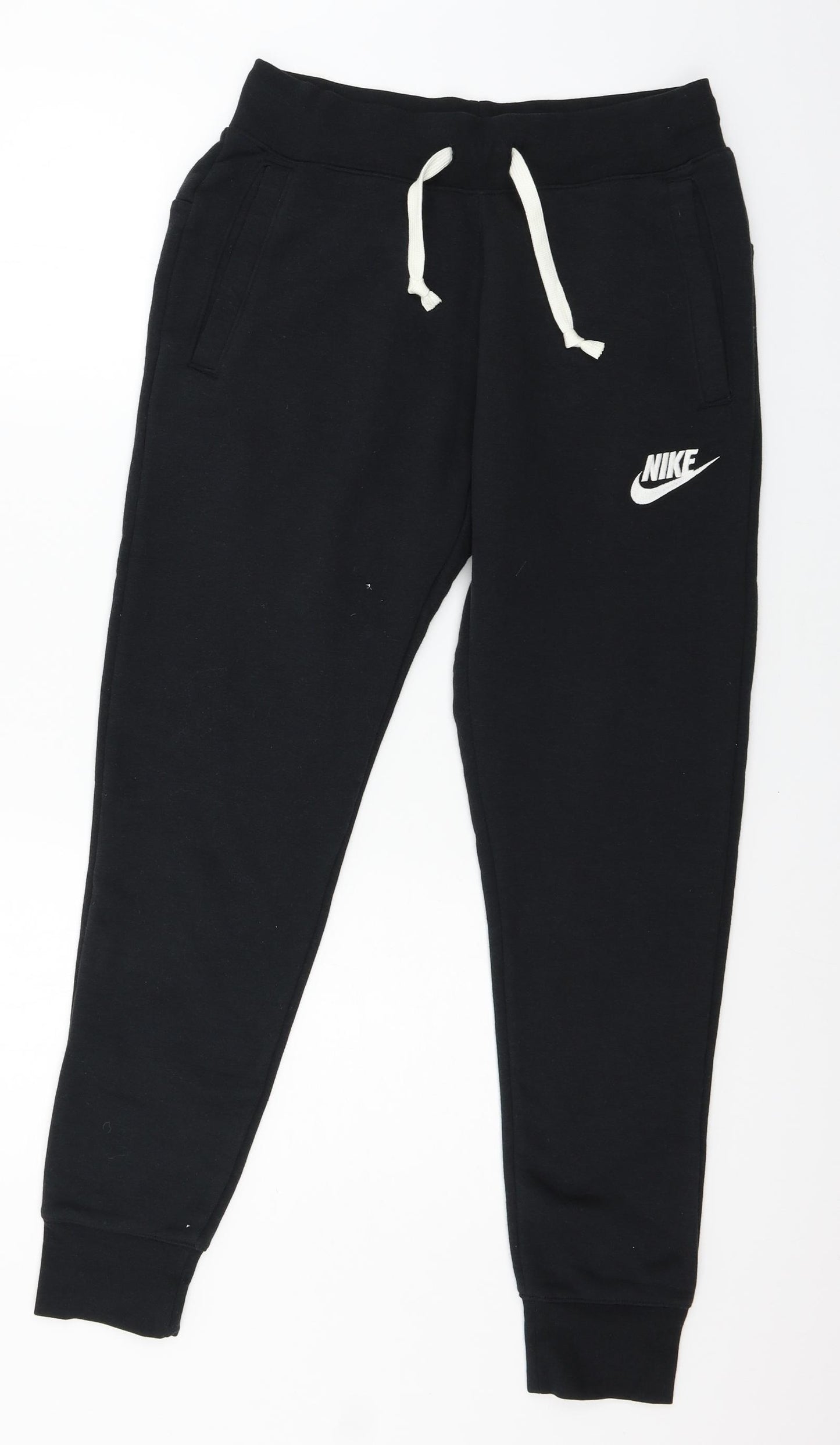 Nike Mens Black  Jersey Jogger Trousers Size S L28 in