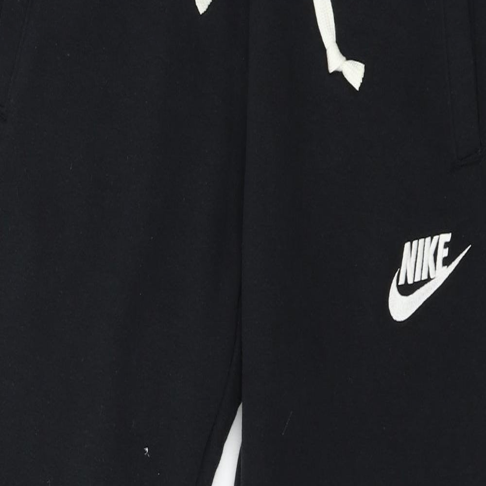 Nike Mens Black  Jersey Jogger Trousers Size S L28 in