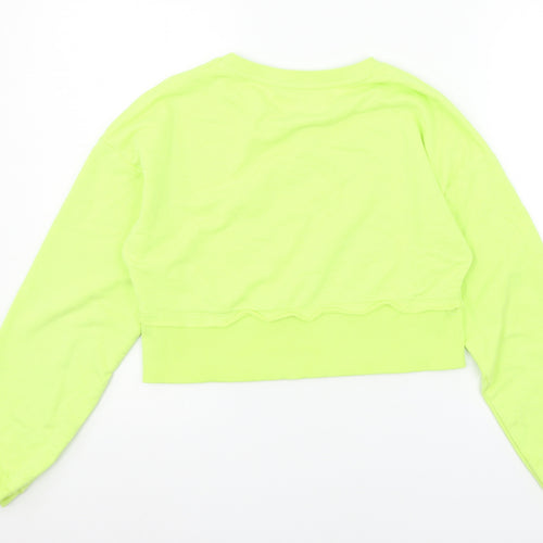 Primark Womens Green  Jersey Pullover Sweatshirt Size 4