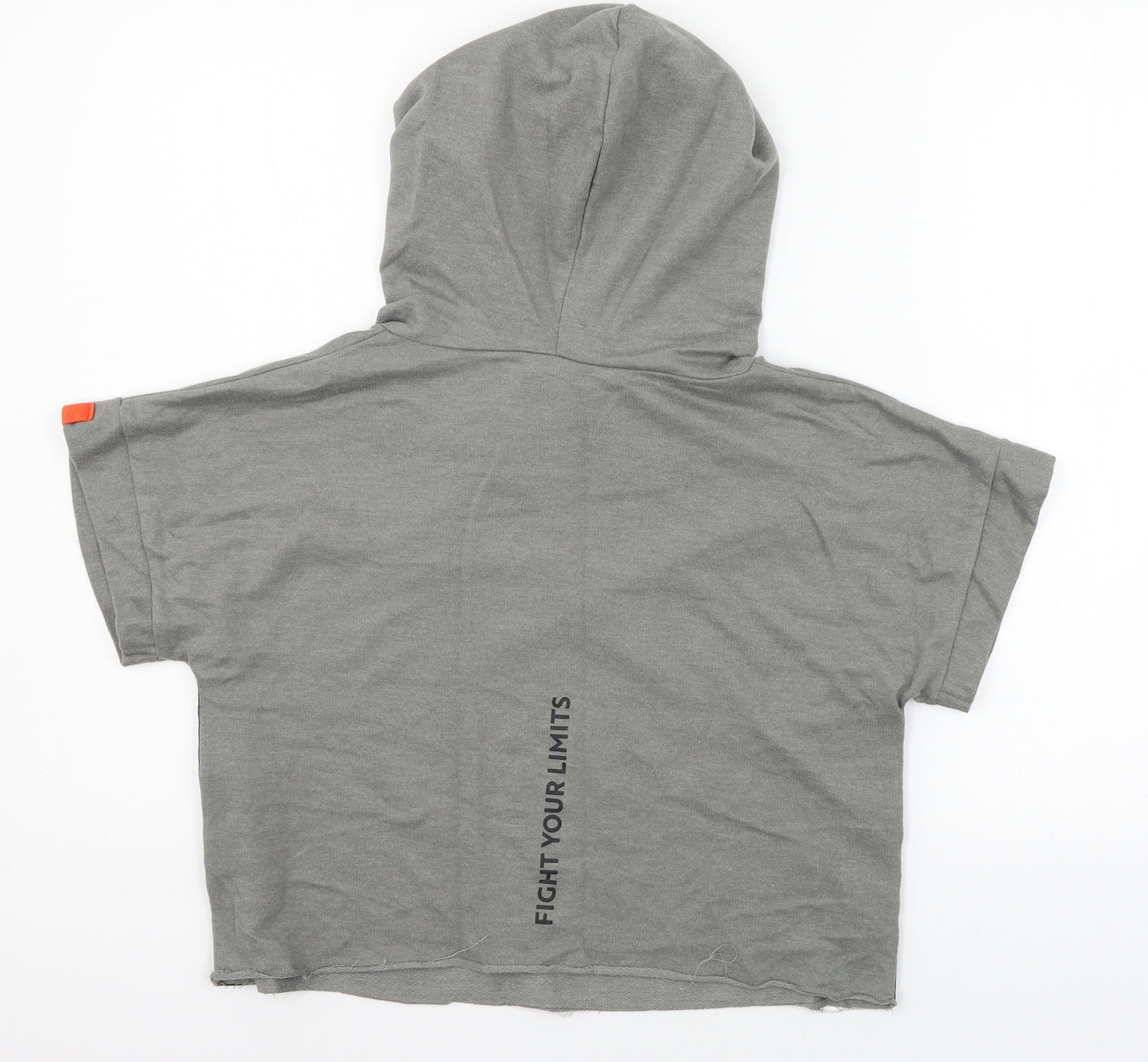 DECATHLON Womens Grey  Jersey Pullover Hoodie Size S  - FYL