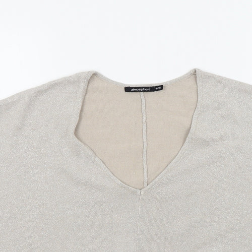 Atmosphere Womens Beige   Pullover Jumper Size 8