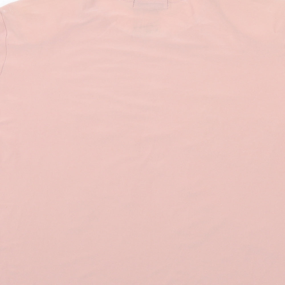 Sonic Womens Pink Colourblock  Basic T-Shirt Size 18