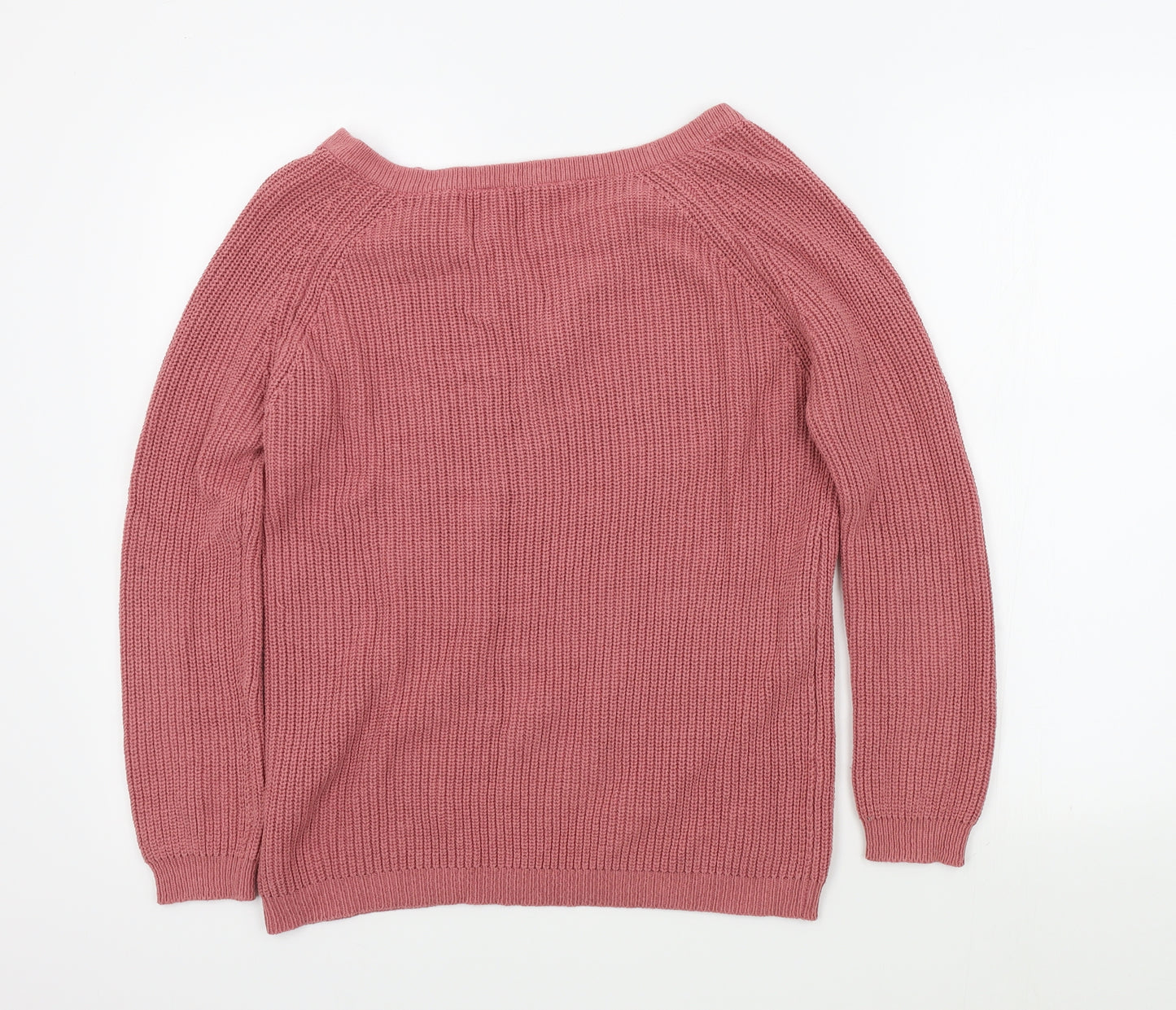 Select Womens Pink   Henley Jumper Size 12