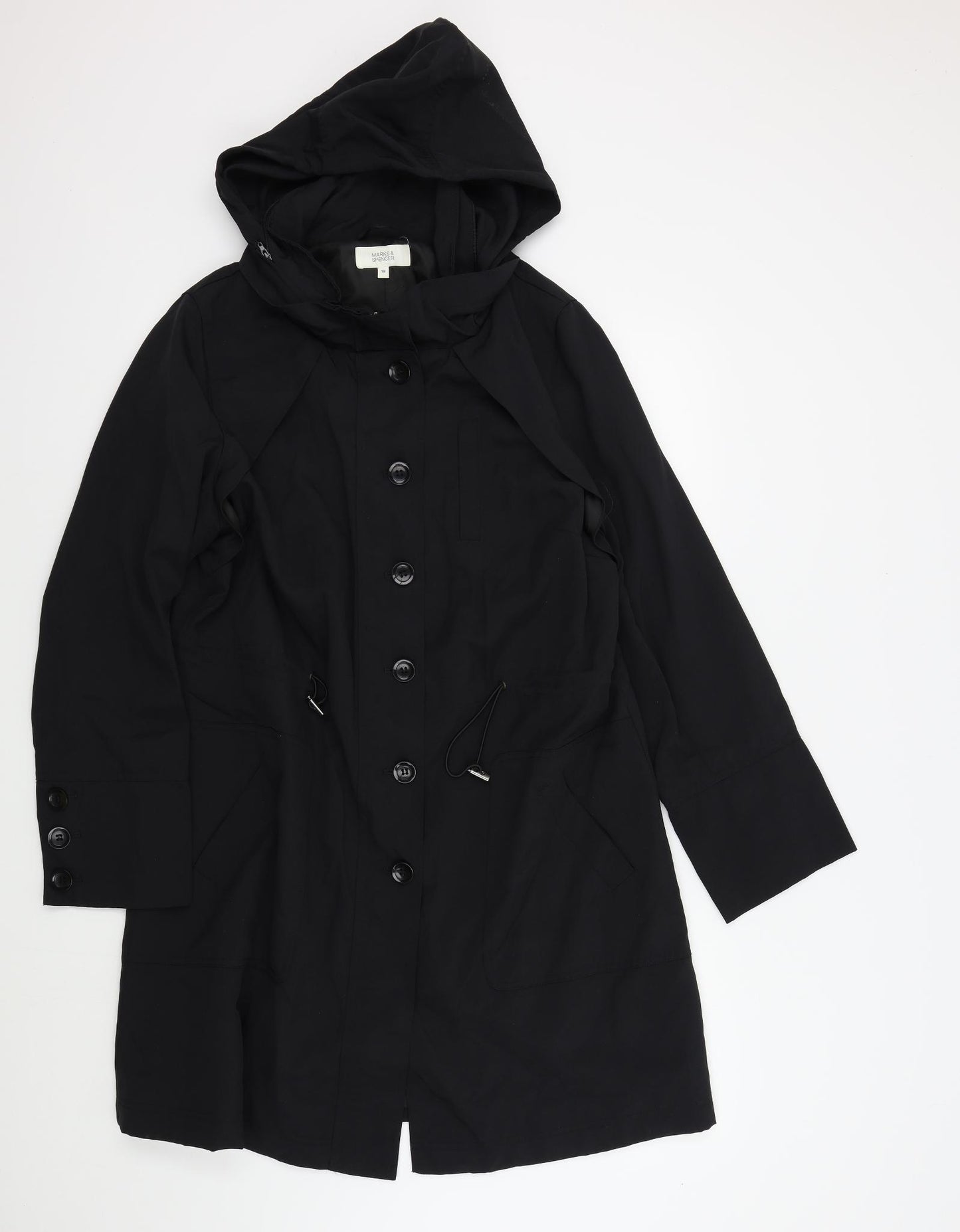 M&S Womens Black   Jacket  Size 18