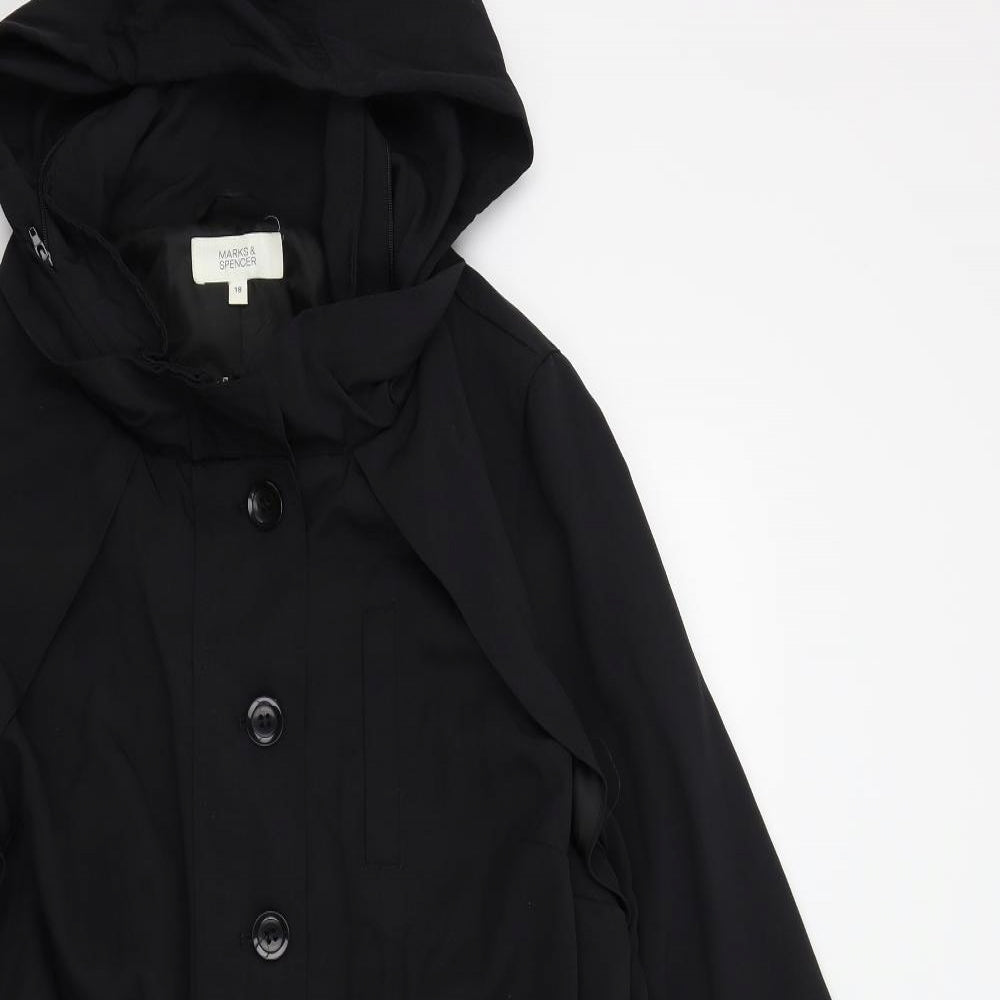 M&S Womens Black   Jacket  Size 18