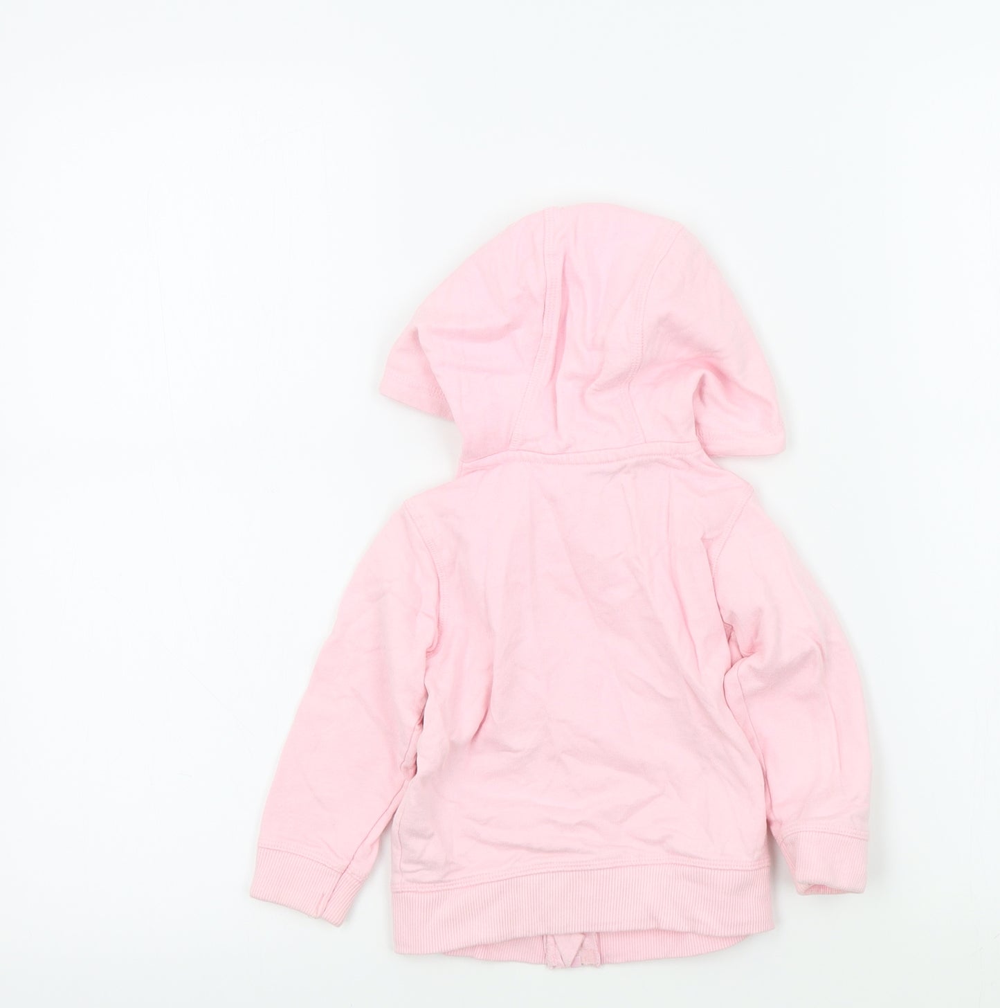 Angel Girls Orange Colourblock  Full Zip Jumper Size 18-24 Months