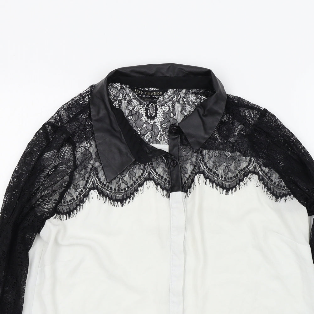 Lipsy Womens Black   Basic Blouse Size 14