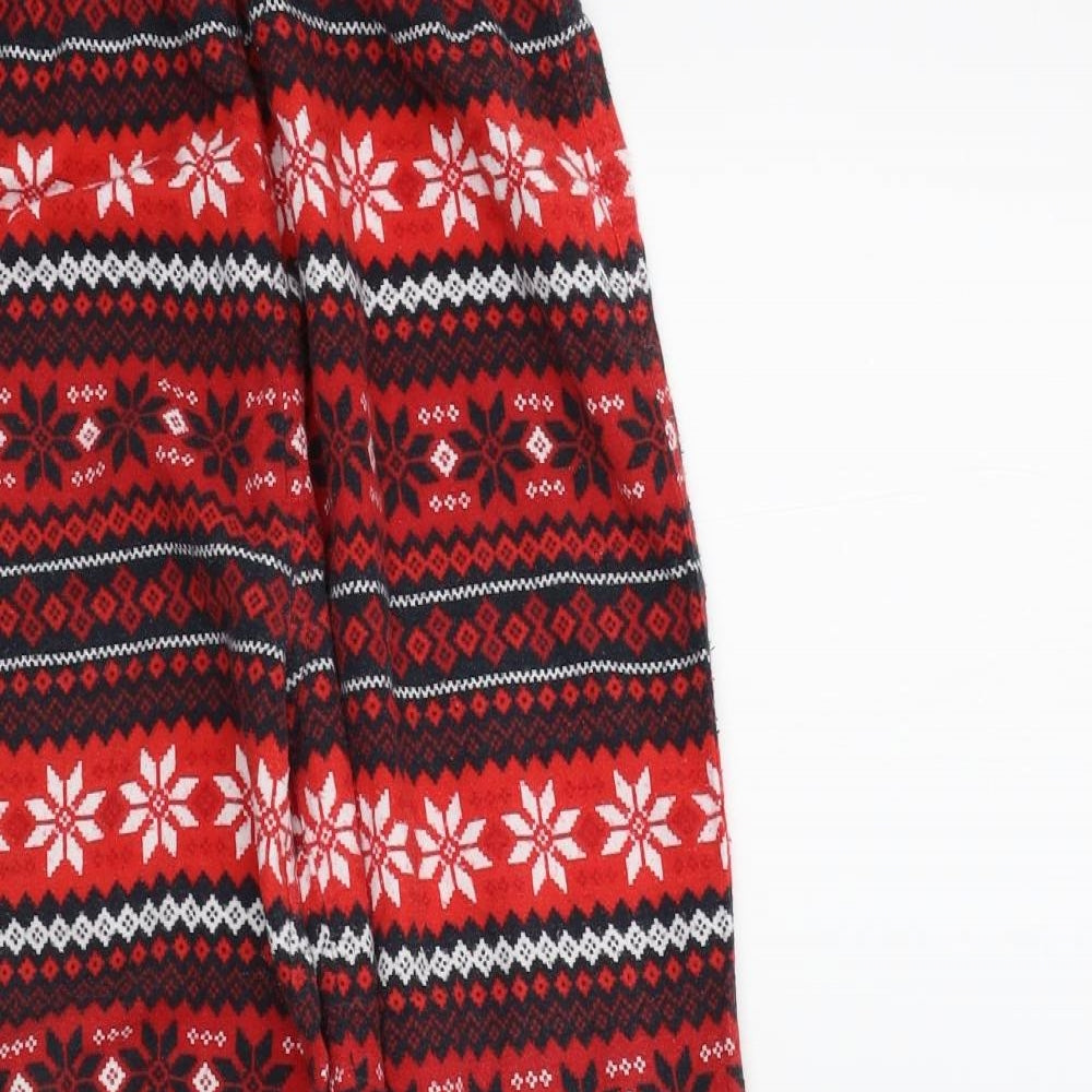 TU Boys Red Geometric   Pyjama Pants Size 10-11 Years