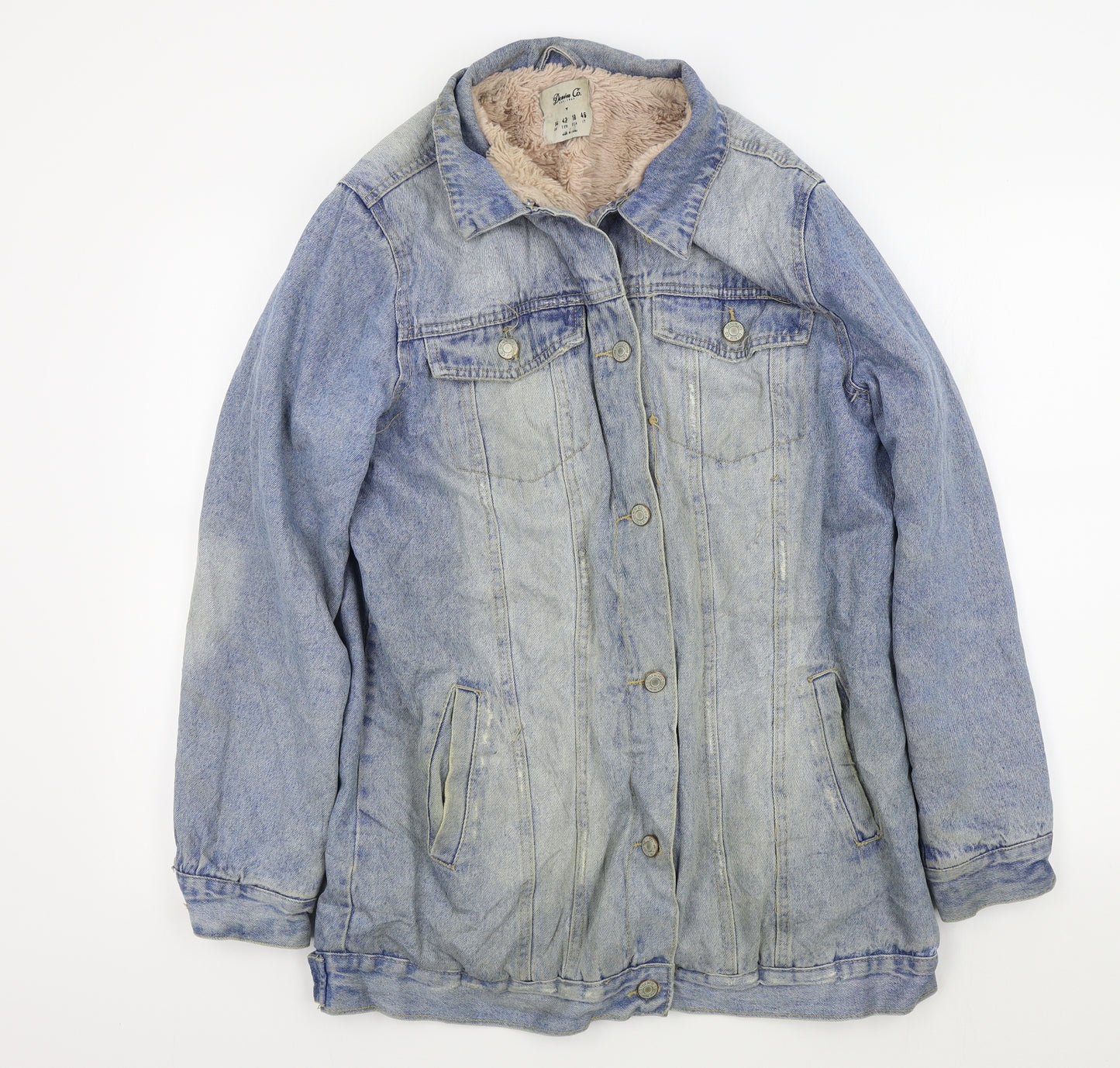 Denim & Co. Womens Blue   Jacket  Size 14