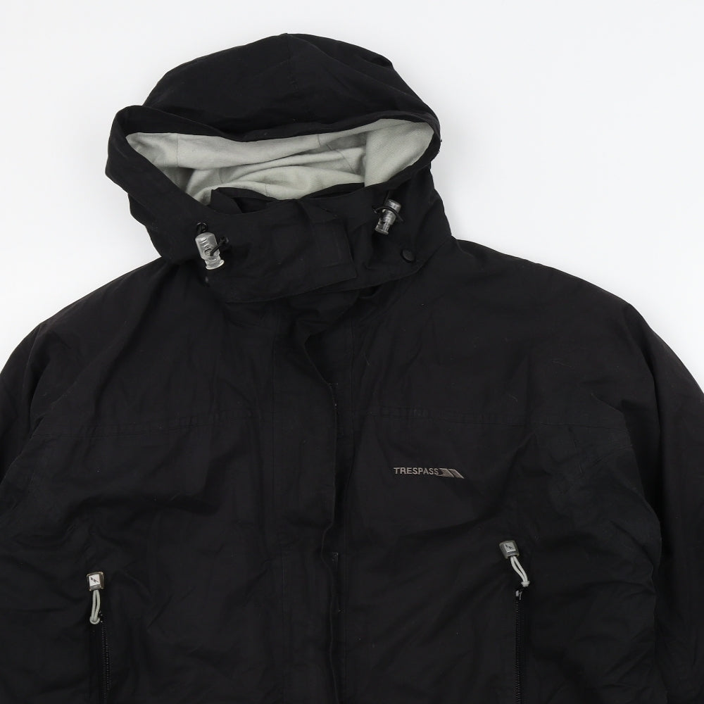 Trespass Mens Black   Jacket Coat Size L