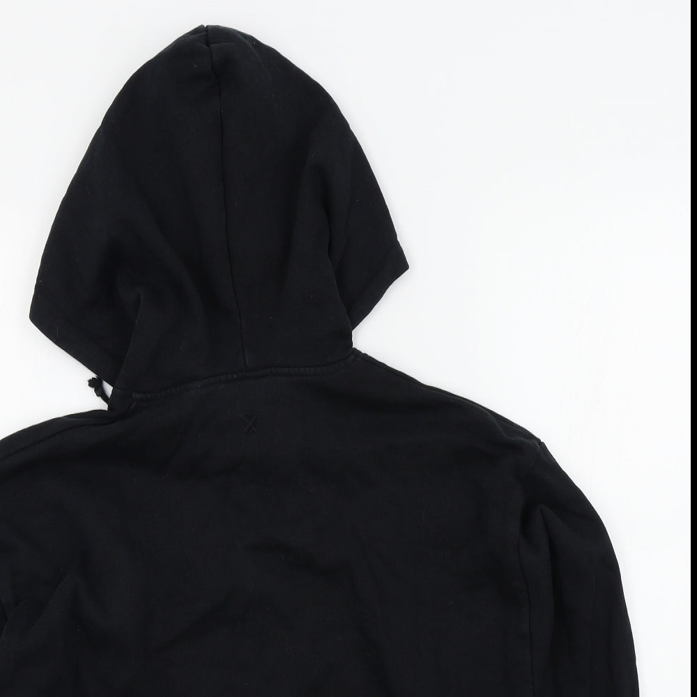 COLLUSION Womens Black   Pullover Hoodie Size L