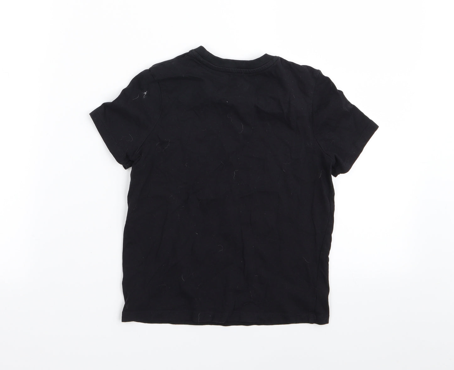 by very Boys Black   Basic T-Shirt Size 5-6 Years