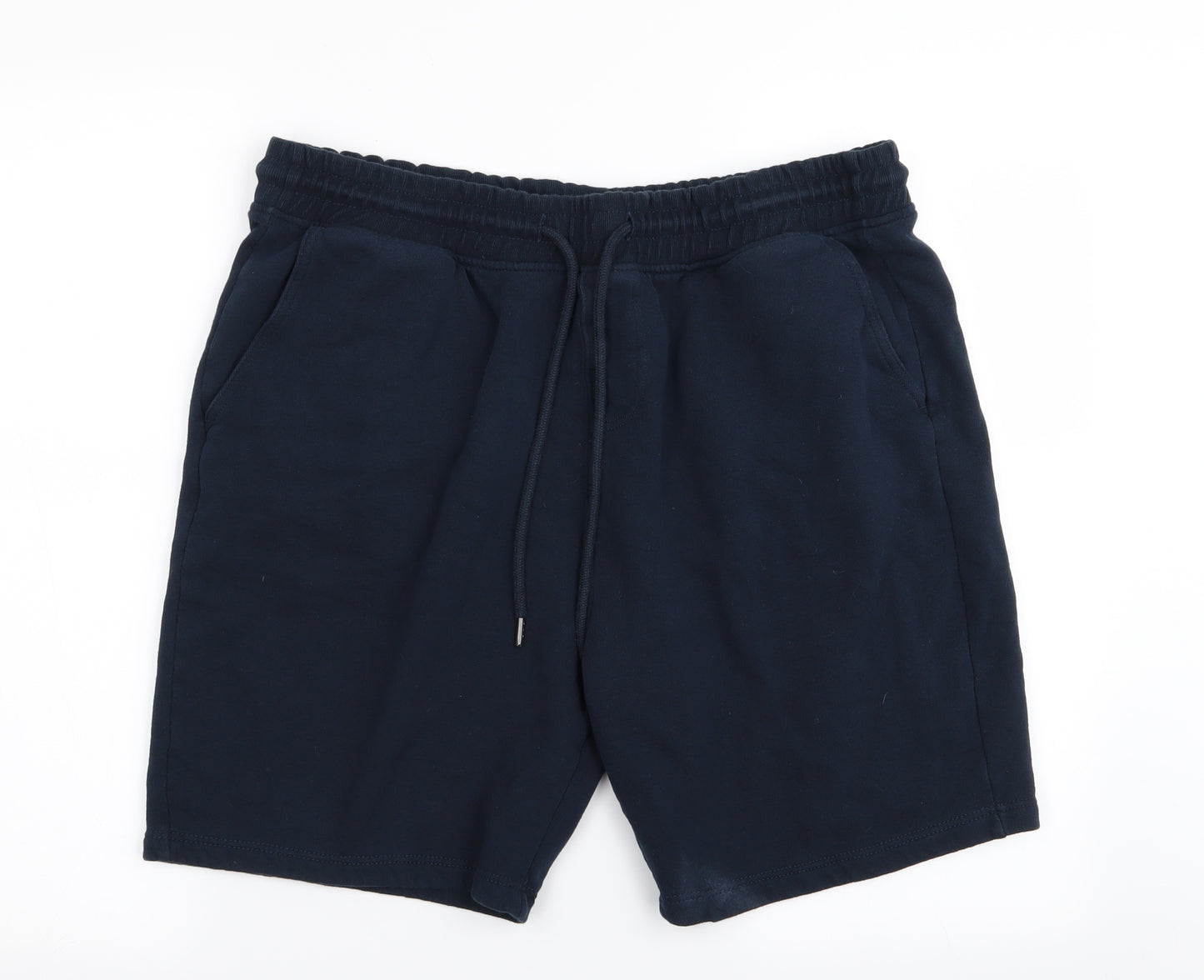 very man Mens Blue   Sweat Shorts Size L - Stretch waistband
