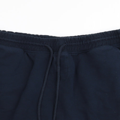 very man Mens Blue   Sweat Shorts Size L - Stretch waistband