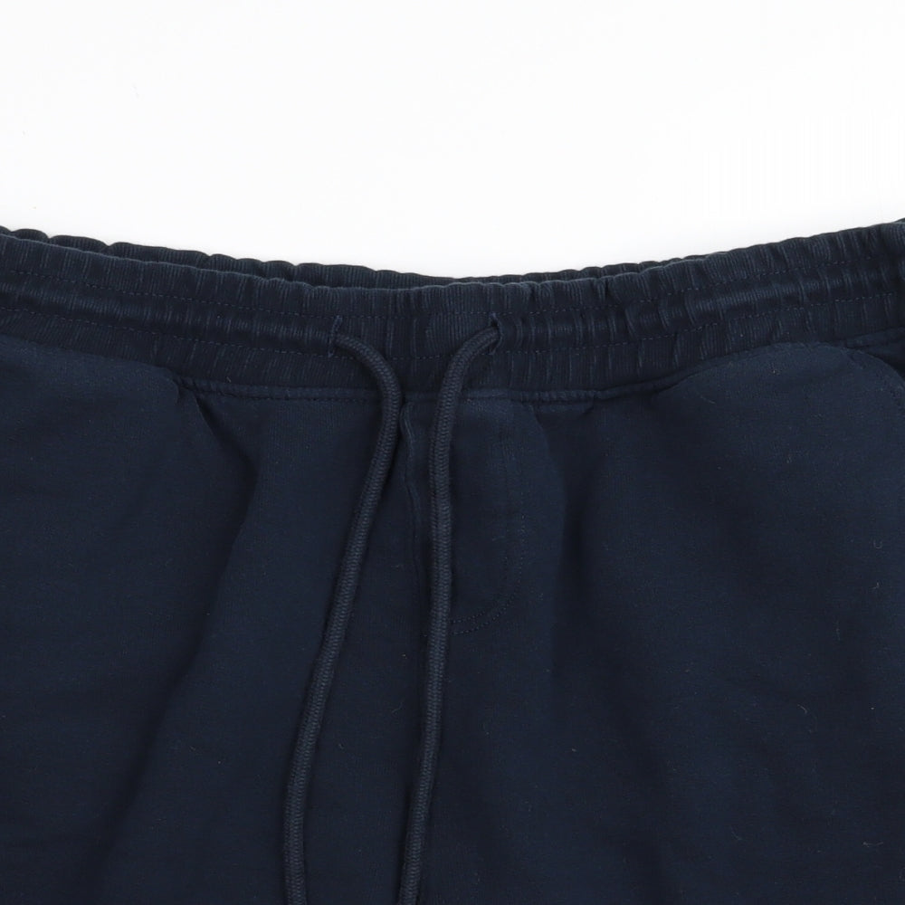 very man Mens Blue   Sweat Shorts Size L - Stretch waistband