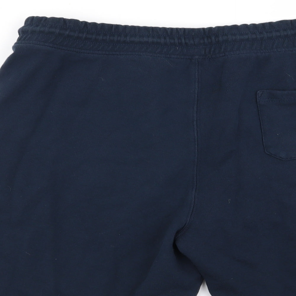 very man Mens Blue   Sweat Shorts Size L - Stretch waistband