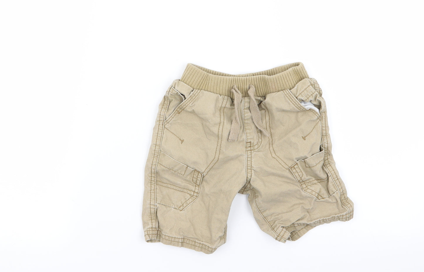 Asda George Boys Beige   Chino Shorts Size 3-4 Years