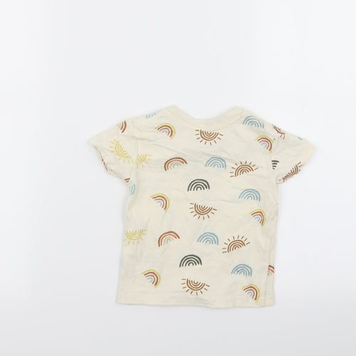 Primark Girls Beige   Basic T-Shirt Size 9-12 Months