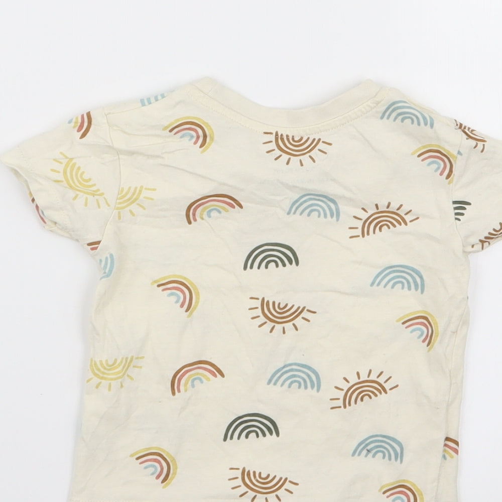 Primark Girls Beige   Basic T-Shirt Size 9-12 Months