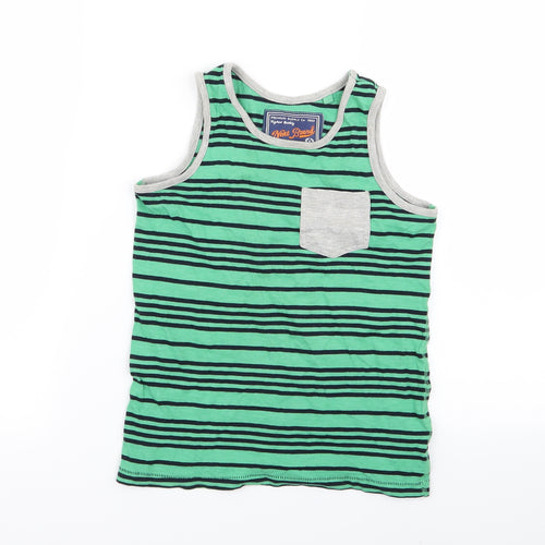 NEXT Boys Multicoloured Striped  Basic Tank Size 7 Years