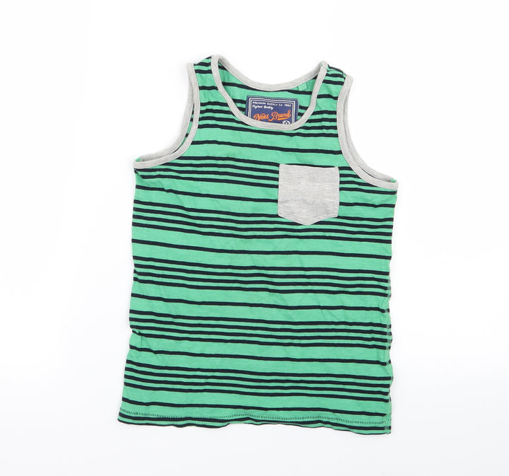 NEXT Boys Multicoloured Striped  Basic Tank Size 7 Years