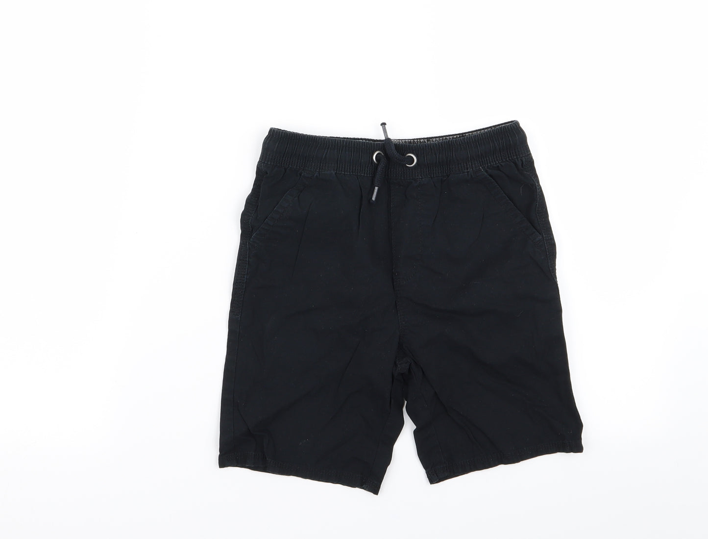 Asda George Boys Black   Chino Shorts Size 7-8 Years