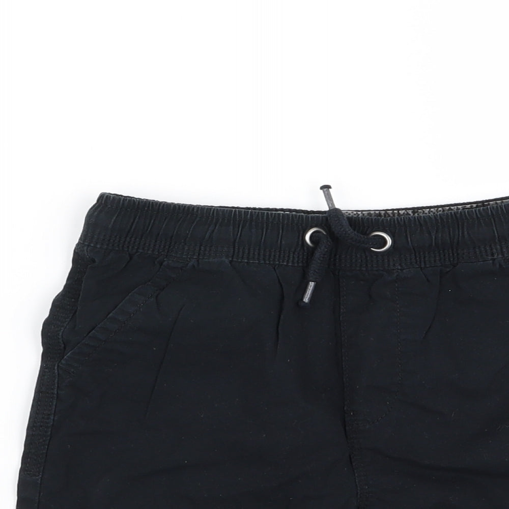 Asda George Boys Black   Chino Shorts Size 7-8 Years