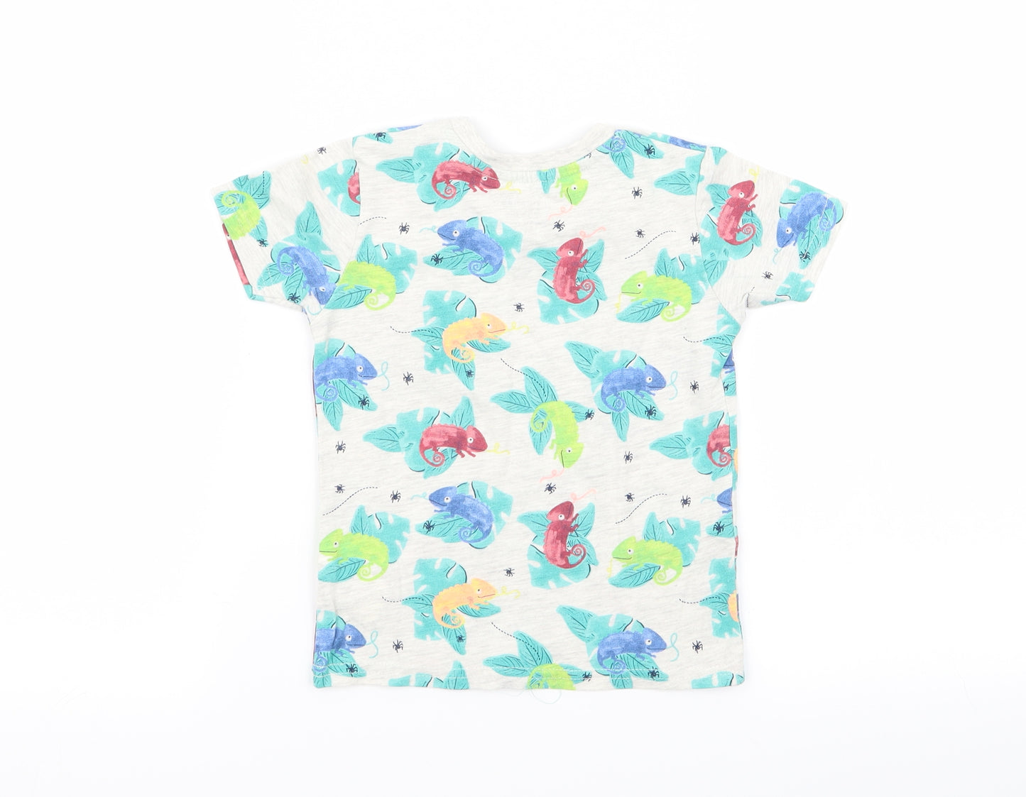 Primark Boys Multicoloured Animal Print  Basic T-Shirt Size 18-24 Months