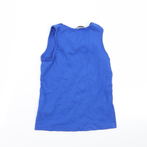 Asda George Boys Blue   Basic Tank Size 4-5 Years