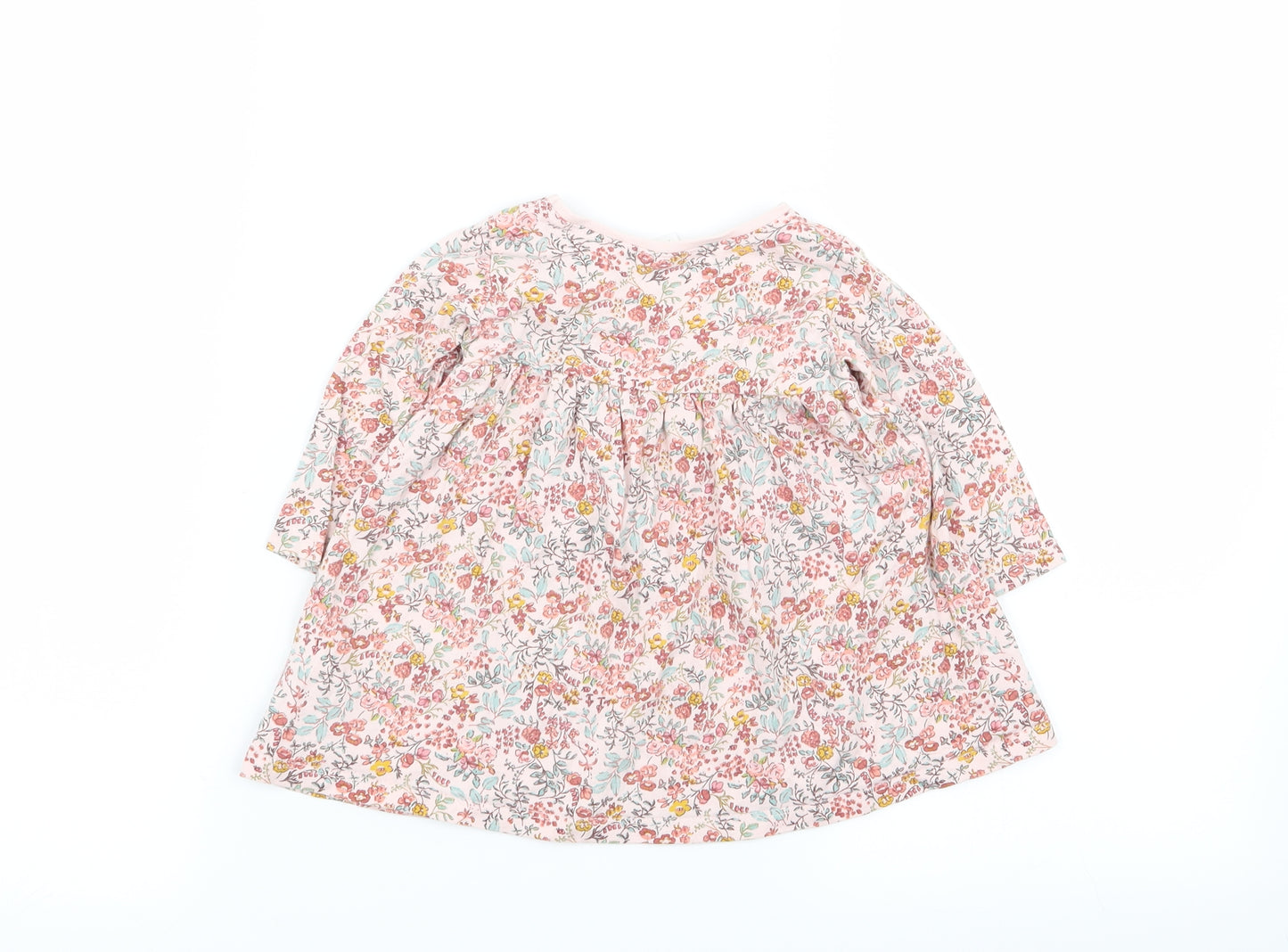 NEXT Girls Multicoloured Floral  T-Shirt Dress  Size 3-6 Months