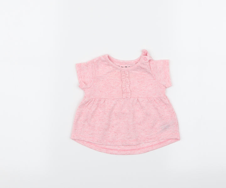 Nutmeg Girls Pink T-Shirt Dress Size 0-3 Months