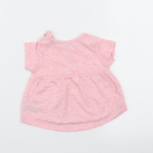 Nutmeg Girls Pink   T-Shirt Dress  Size 0-3 Months