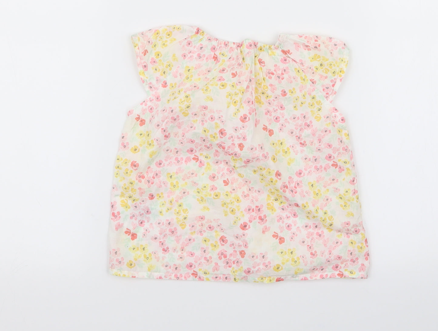 H&M Girls Multicoloured Floral  Basic Blouse Size 12 Months