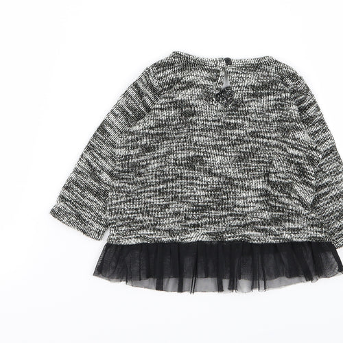 Disney Girls Grey   Pullover Jumper Size 3-6 Months
