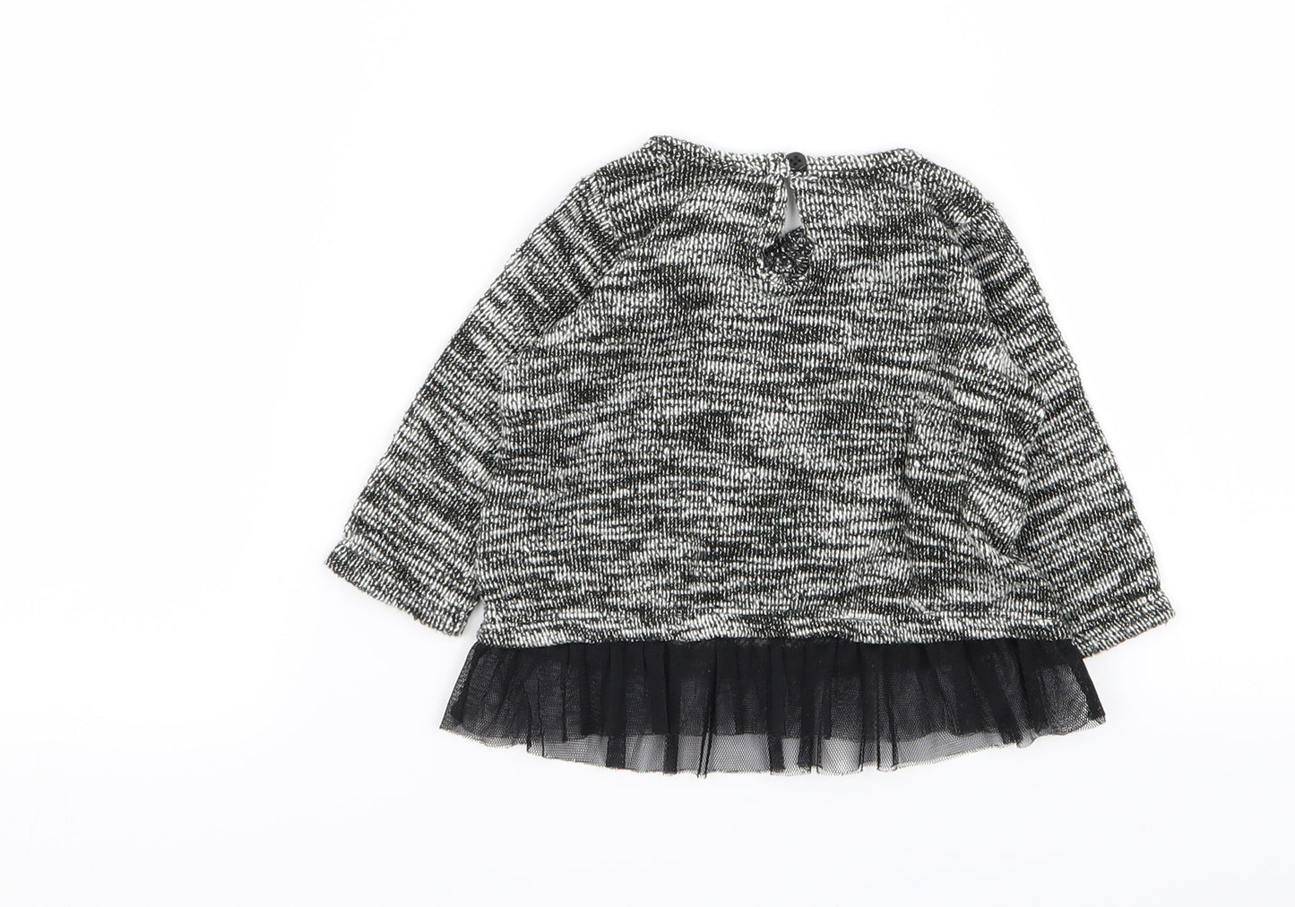 Disney Girls Grey   Pullover Jumper Size 3-6 Months