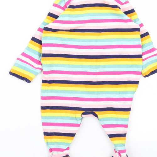 NEXT Girls Multicoloured Striped  Babygrow One-Piece