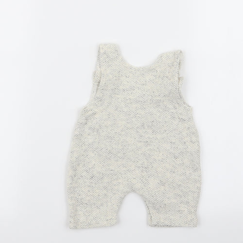 Asda George Baby Beige   Dungaree One-Piece Size 0-3 Months