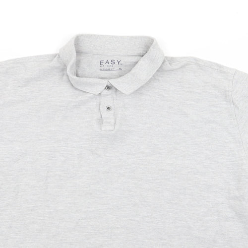 Easy Mens Grey    Polo Size XL